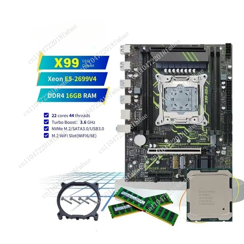 Set Kombinasi PC Desktop Matx  - E5 2699 V4 ulasan dan harga