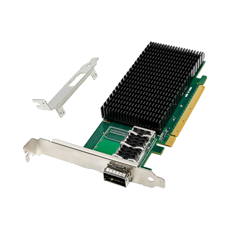 Kartu Kontroler PCIe 4.0 x16 d - 100Gbe Qsfp28 Network Card ulasan dan harga